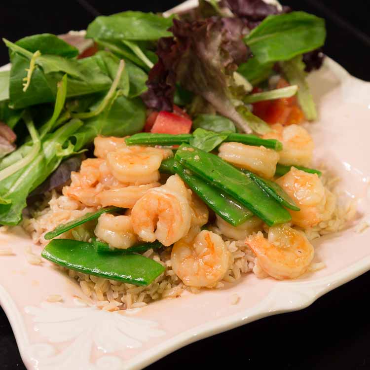 Fast and Easy Shrimp and Snow Pea Stir Fry