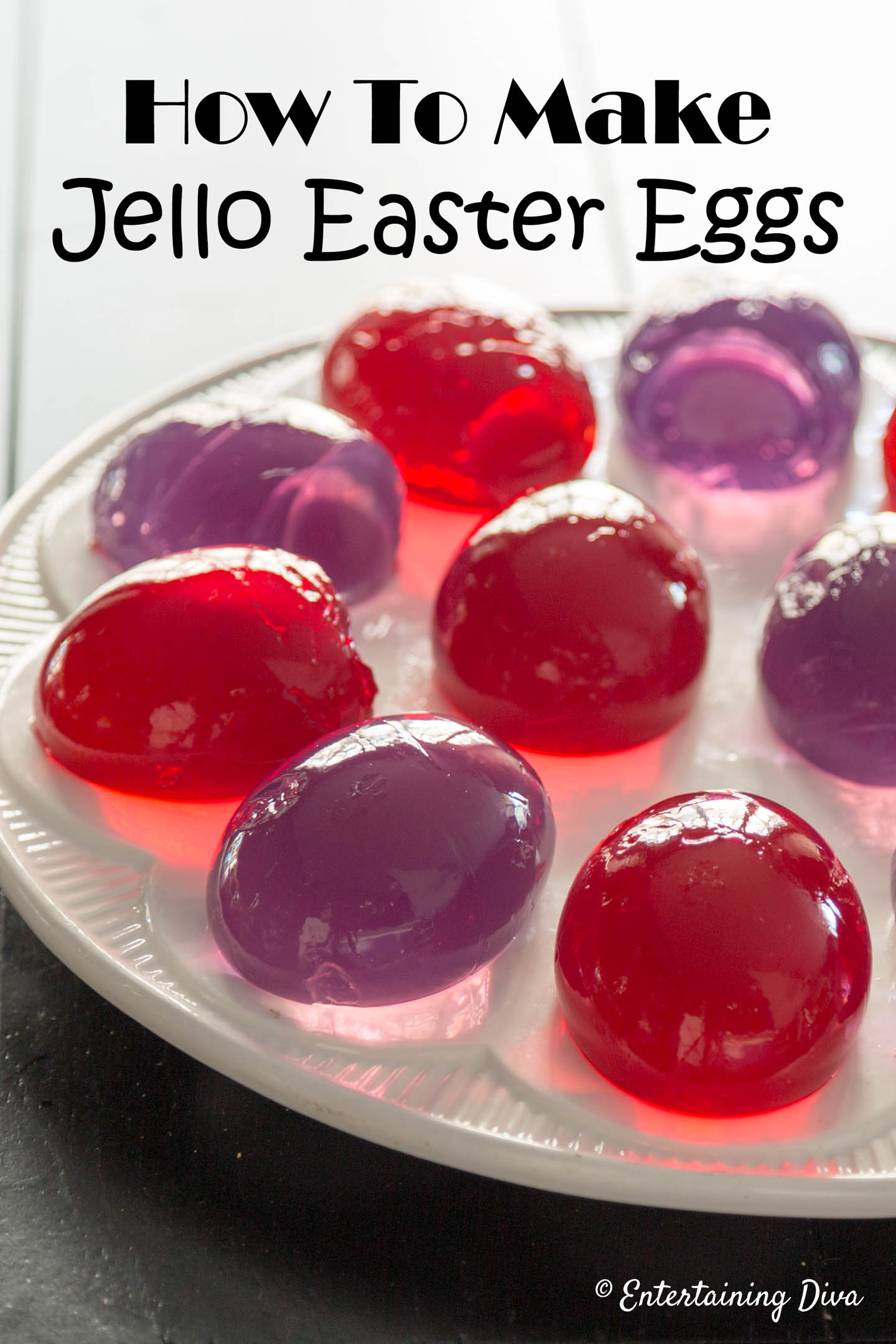 How to make Jello Easter eggs