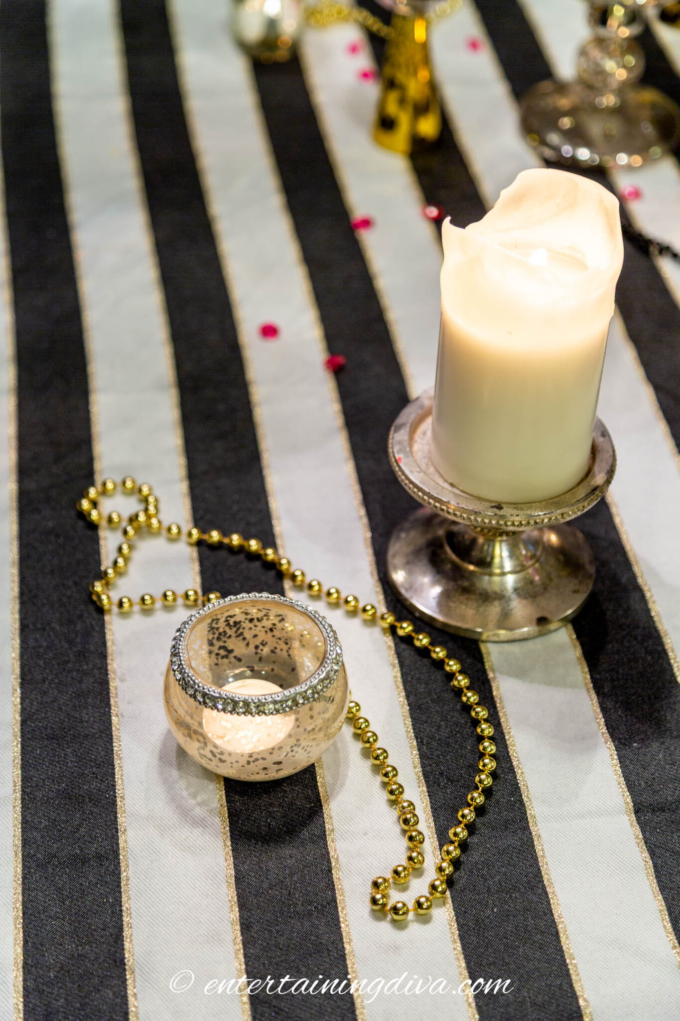 Elegant Kate Spade Inspired Table Setting