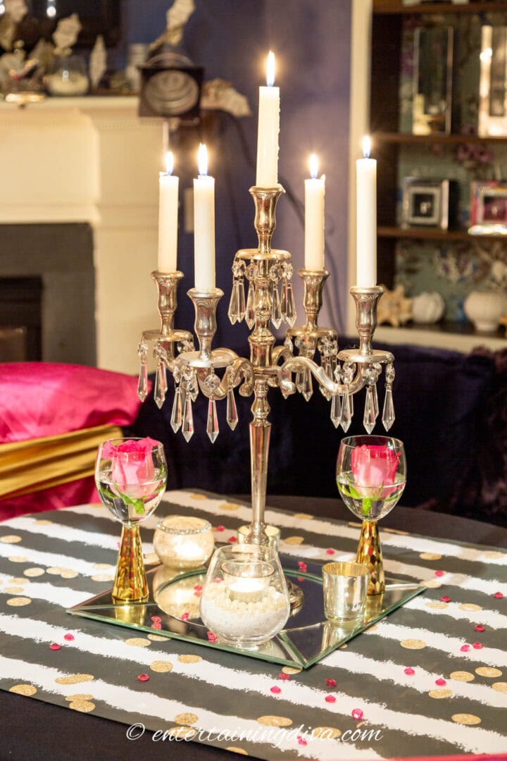 Elegant Kate Spade Inspired Table Setting