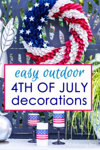 easy outdoor 4th of July decorations