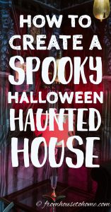 indoor haunted house decorations for Halloween