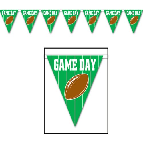 Game Day football pennant