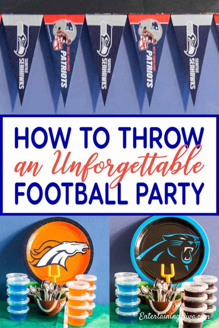 how to throw a football party