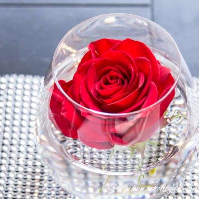 Valentines Day Table Decor Roses