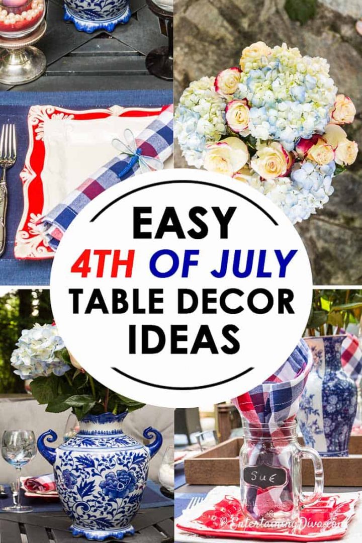 easy 4th of july table decor ideas