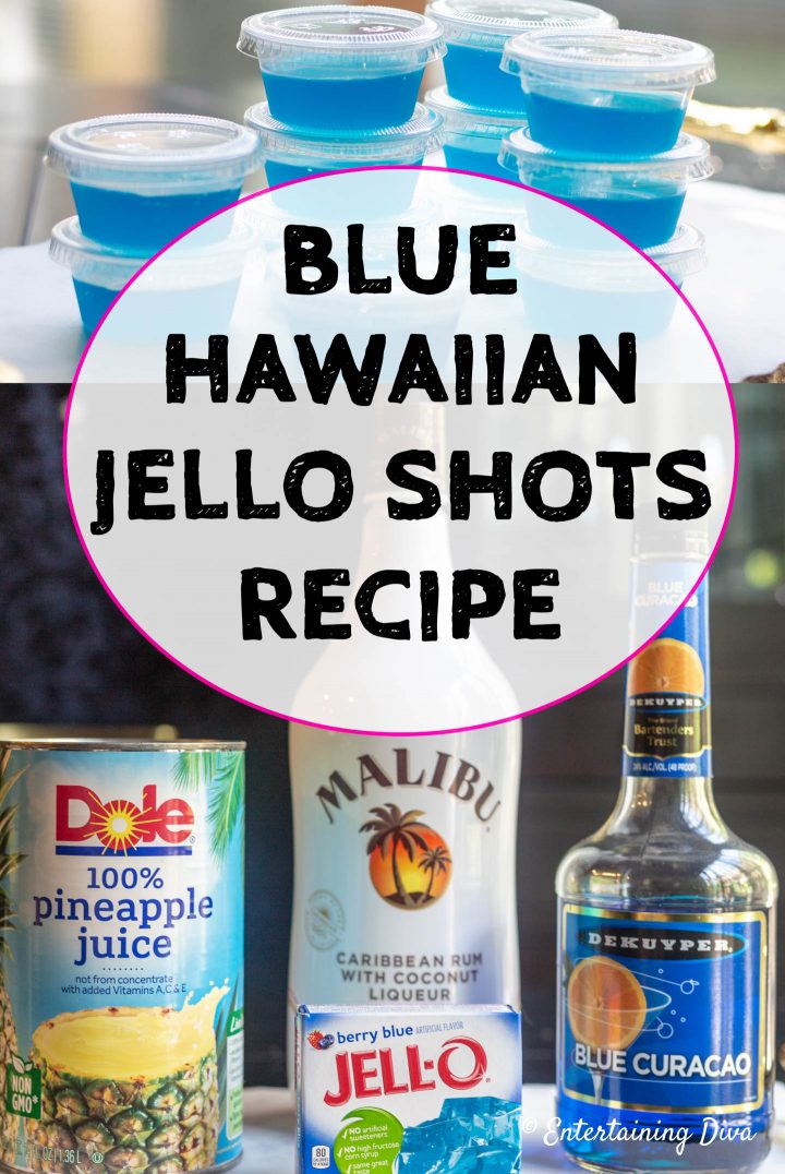 Blue Hawaiian Jello Shots Recipe