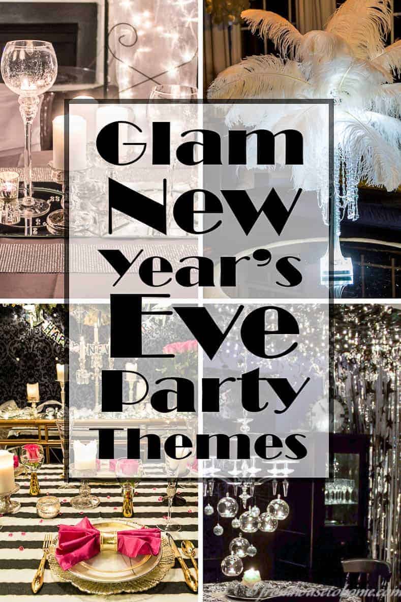 glam new years eve party themes