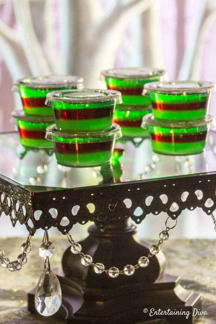 Purple hooter jello shots