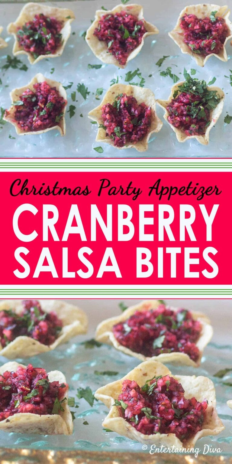 Cranberry Salsa Bites