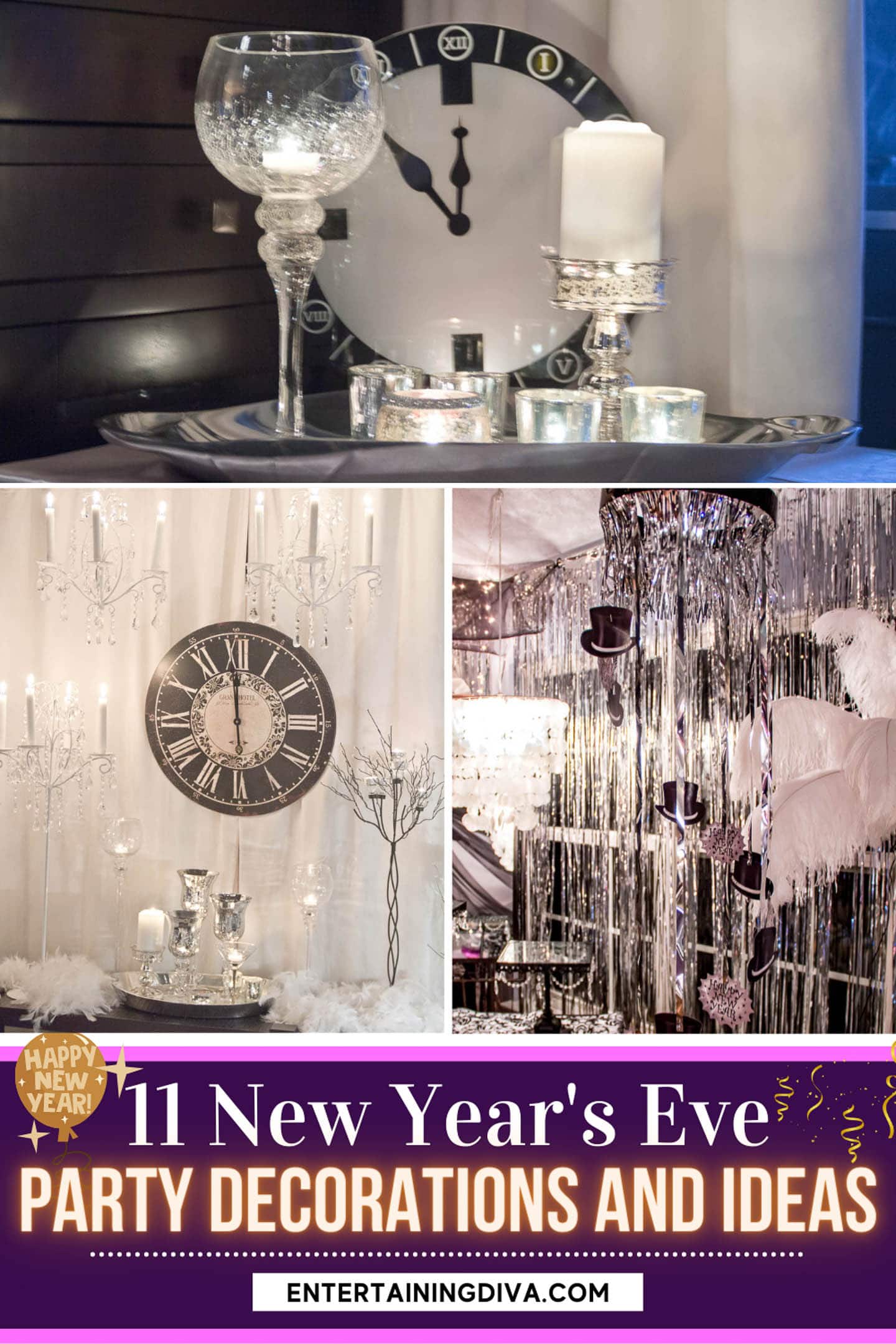 11 Easy Last Minute New Year's Eve Party Decorations Ideas