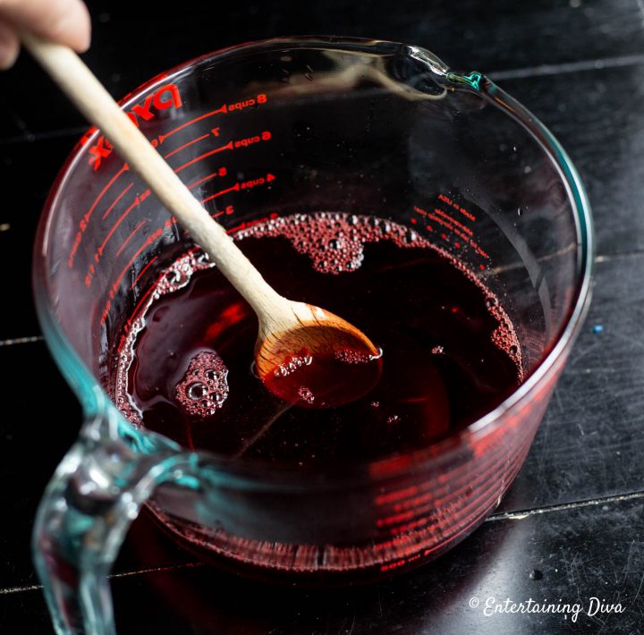 Cosmopolitan jello shot mixture