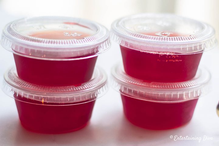 Cosmopolitan jello shots