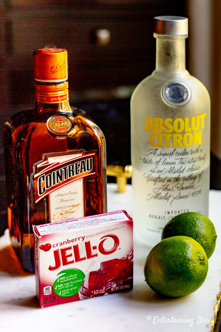 Cosmopolitan jello shots ingredients