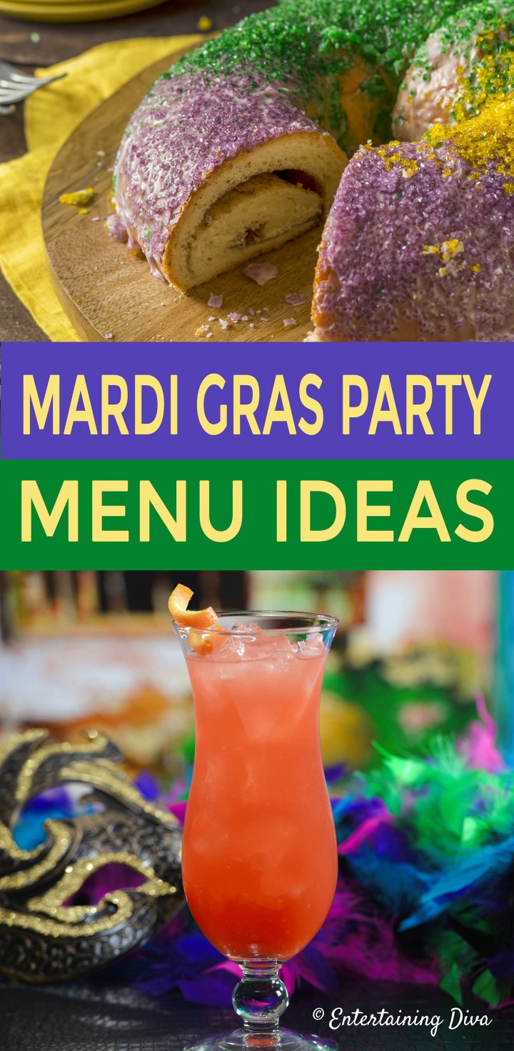 Mardi Gras party food and drink ideas