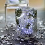 diy faux ice candle holder