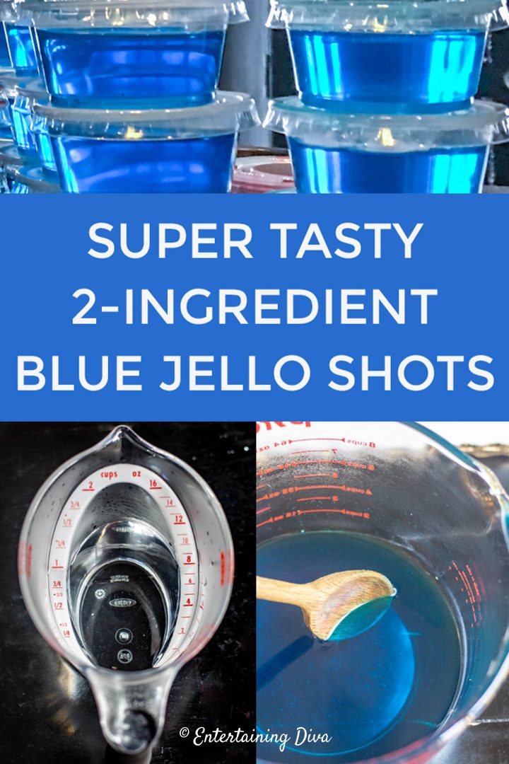 super tasty 2-ingredient blue jello shots