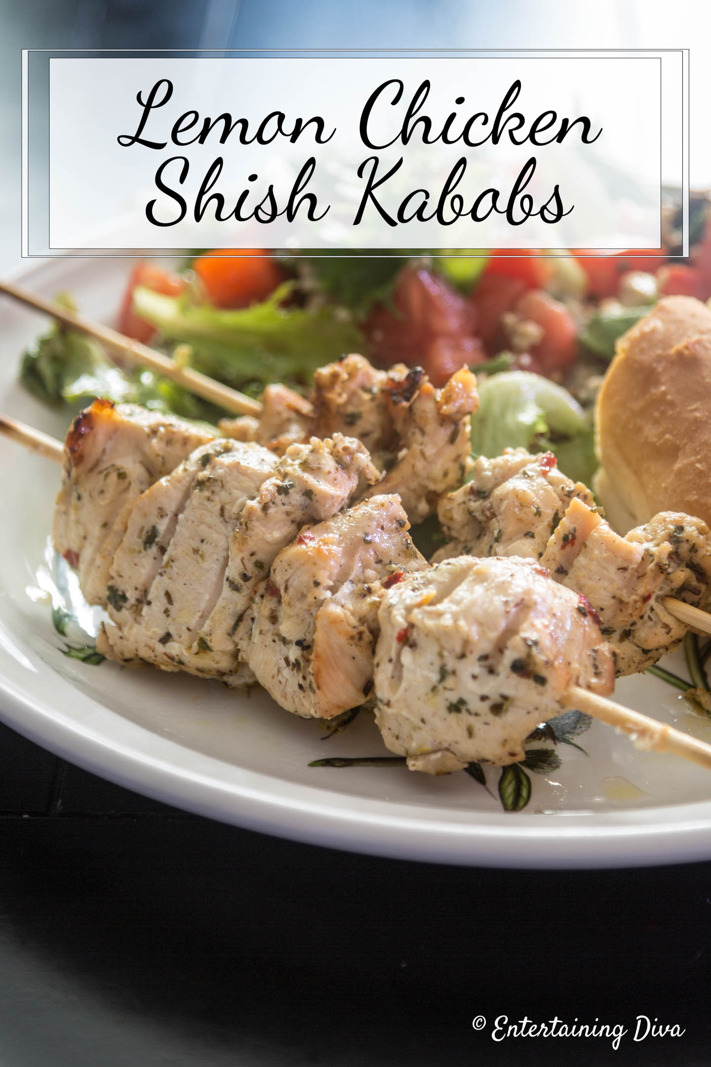 Lemon Chicken Shish Kabobs Recipe