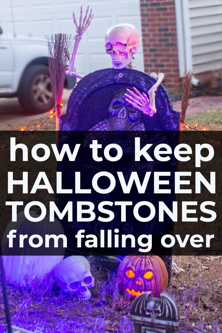 How To Keep Styrofoam Tombstones In The Ground