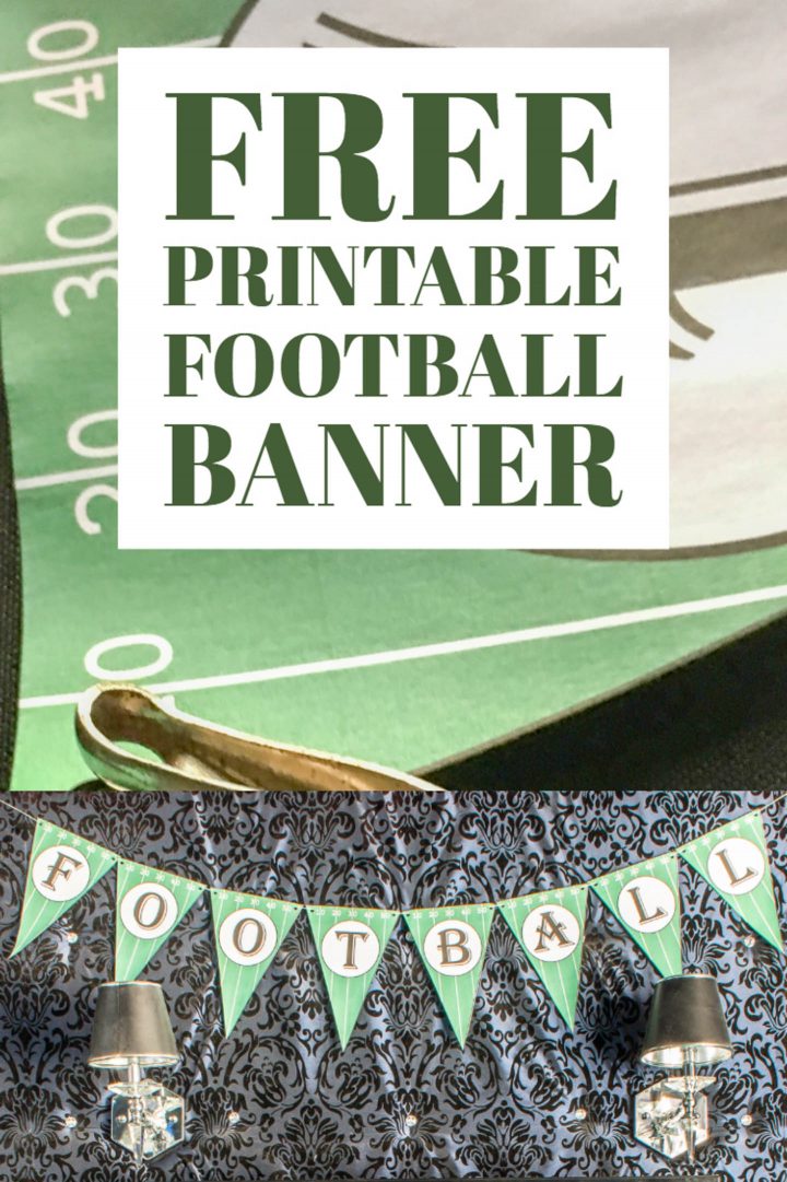Free Printable Football Party Banner