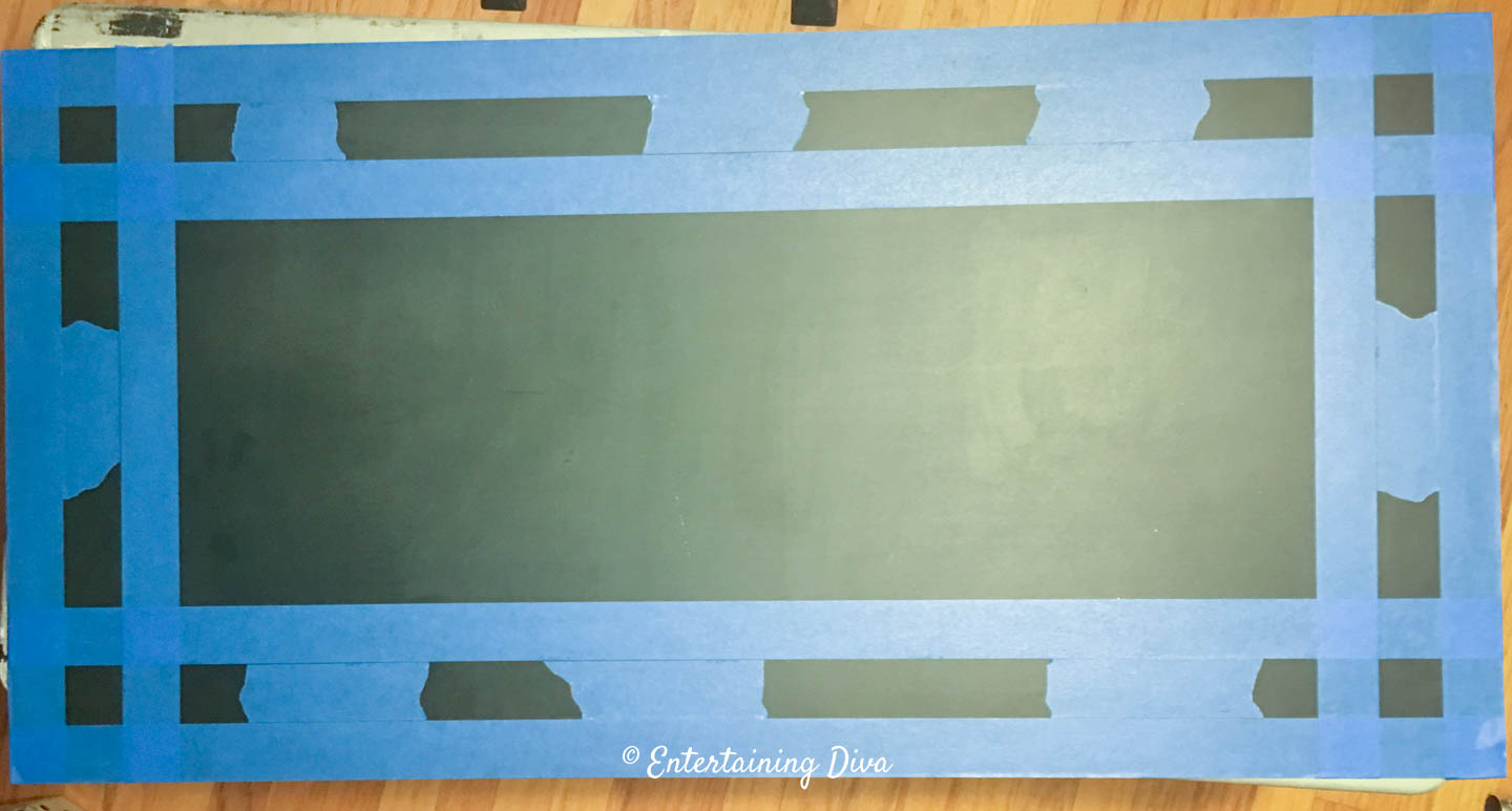 Add vertical and horizontal tape stripes