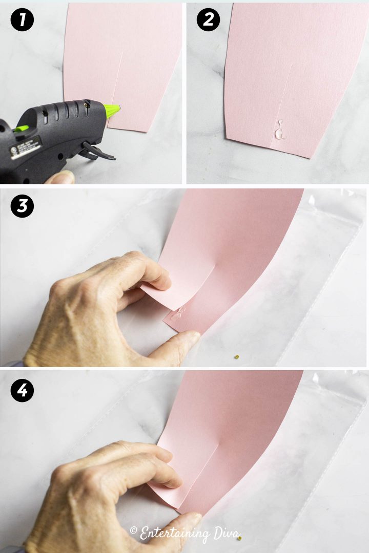 How to make the paper flower petals curl up