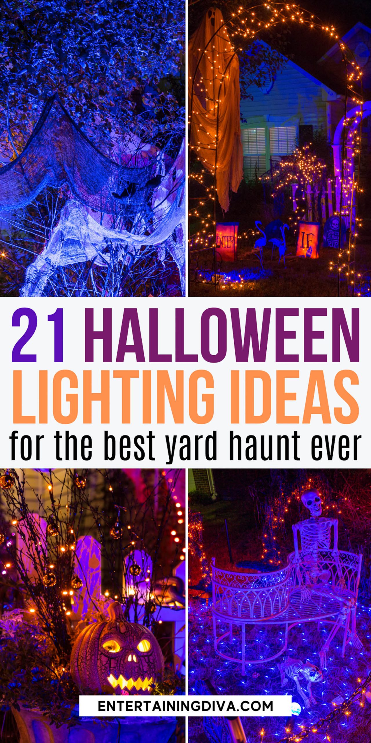 Halloween Outdoor Lighting Ideas: 25+ Spooky Ways To Light Your Yard