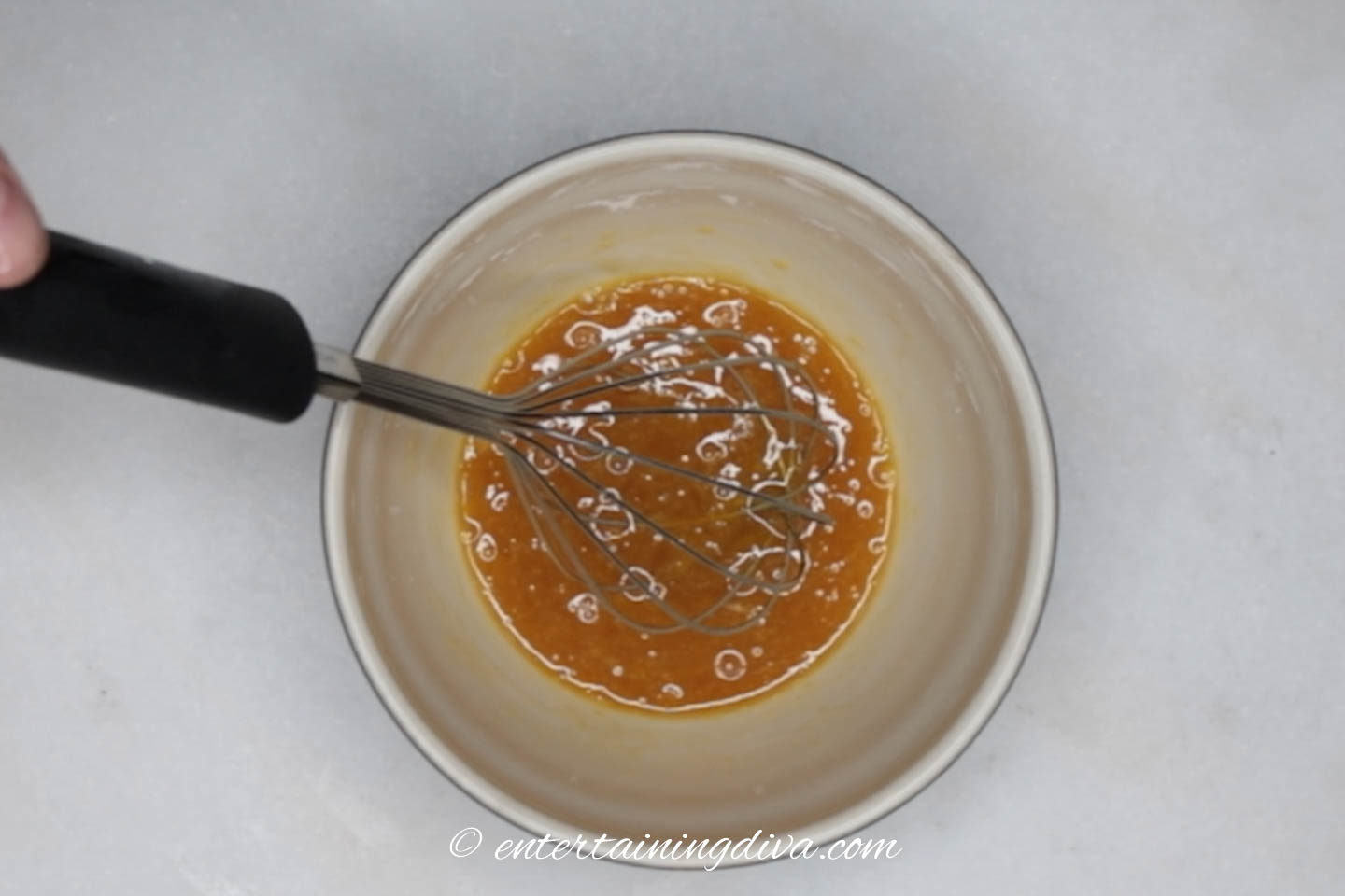The wet ingredients
