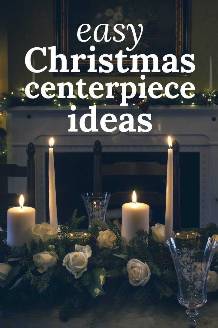 easy DIY Christmas centerpiece ideas