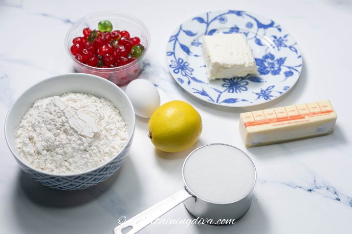 lemon cream cheese cookies ingredients
