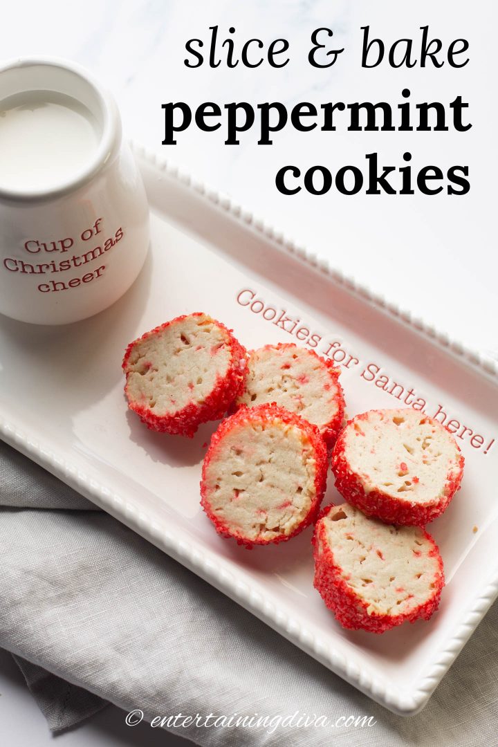 slice and bake peppermint cookies
