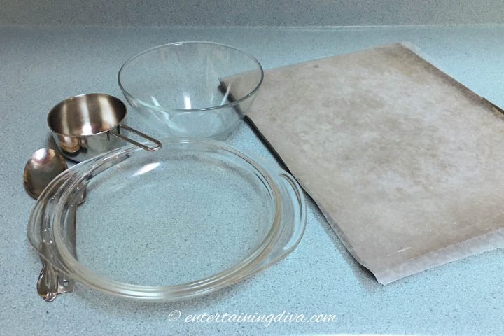 White almond bark recipe equipment