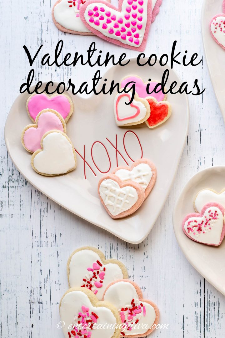 Valentine cookie decorating ideas