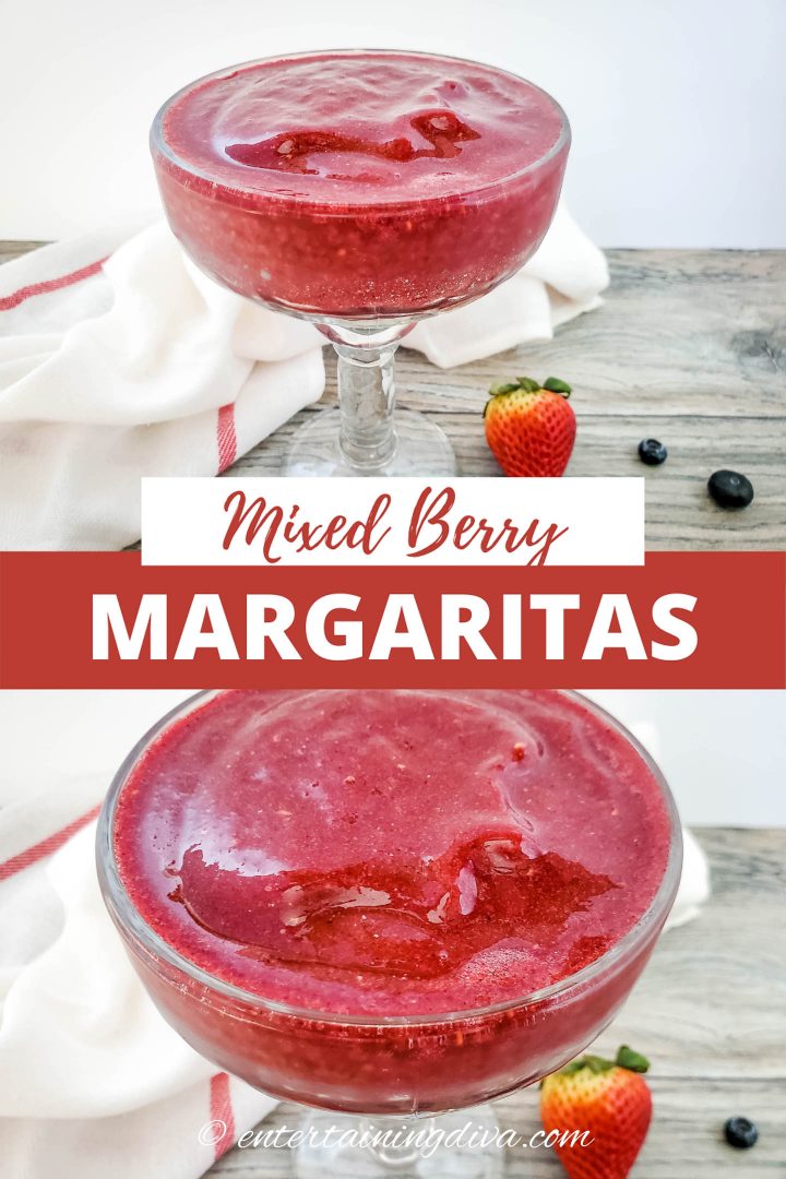 mixed berry frozen margaritas recipe