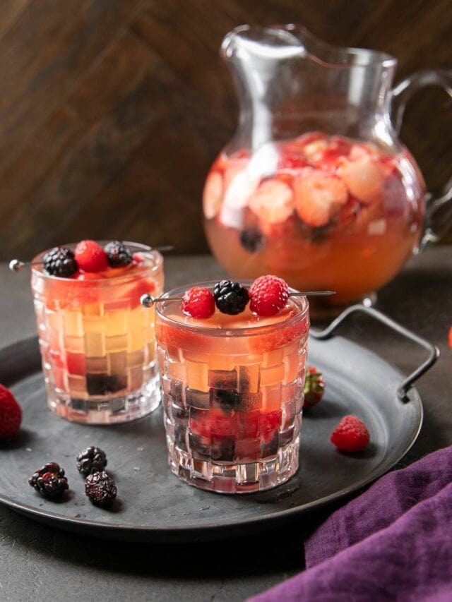Triple Berry Rose Sangria (With Pineapple Juice) Story