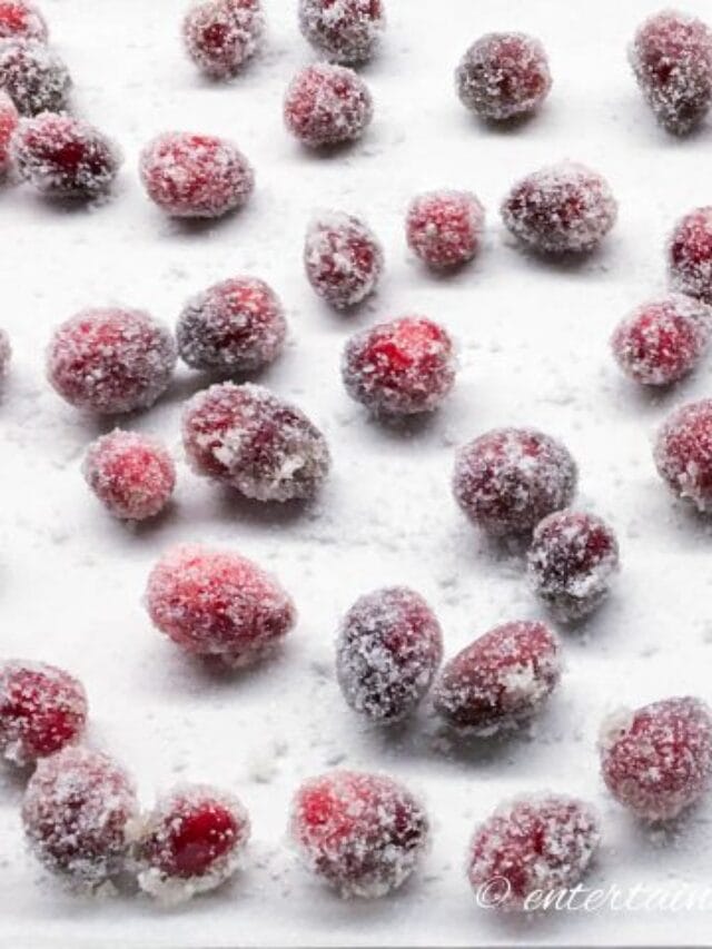 Sparkling Sugared Cranberries Story