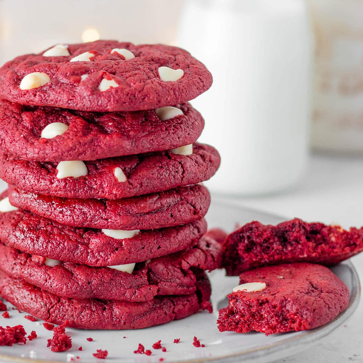 red velvet cake mix cookies