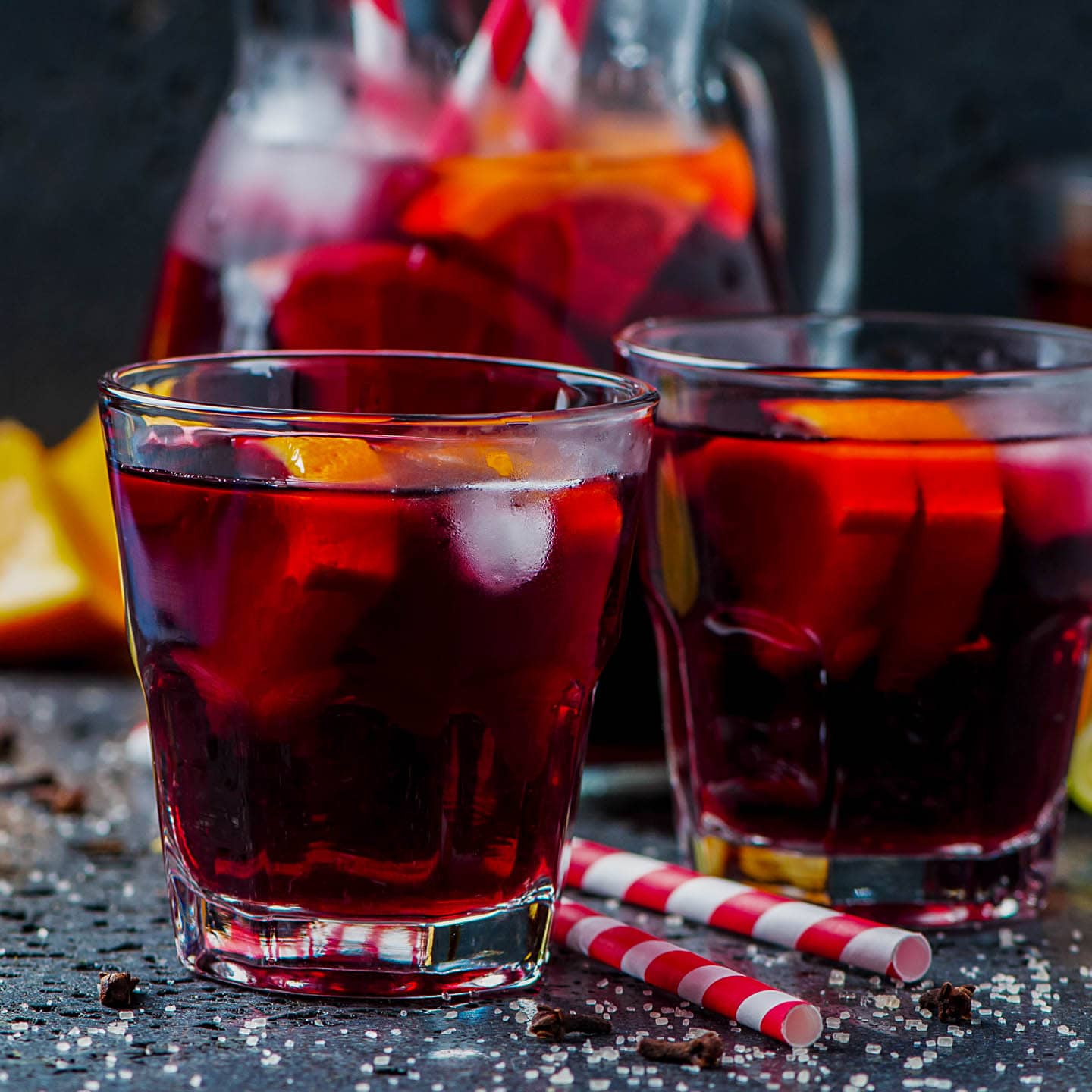 Easy Red Wine Sangria With Sprite