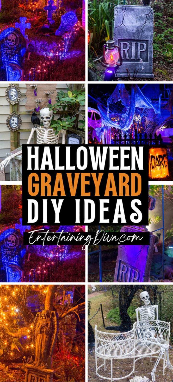 Halloween graveyard DIY ideas