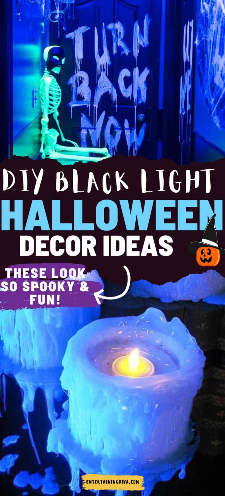 10 Easy DIY Black Light Halloween Decorations