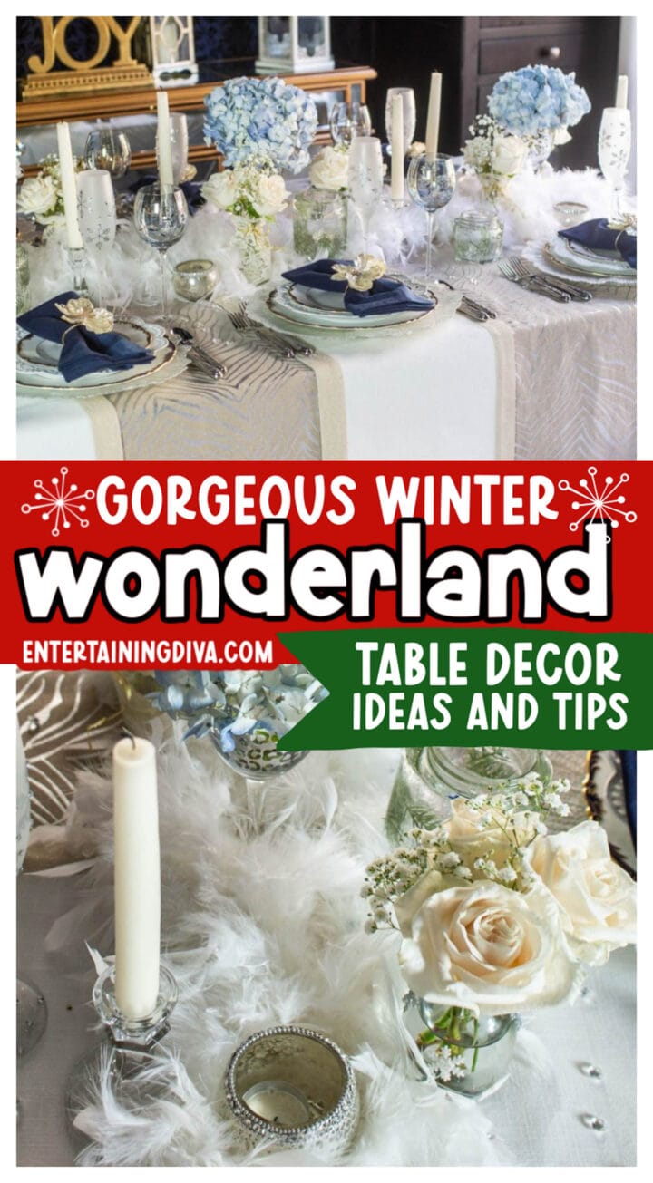 Winter Wonderland Table Decor