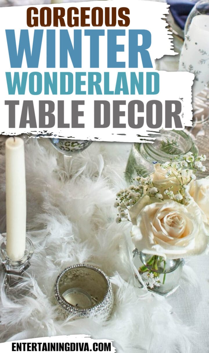 Winter Wonderland Table Decor