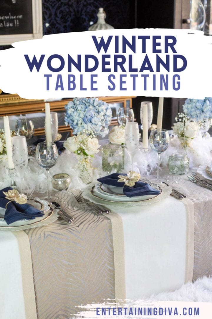 Winter Wonderland Table Decor