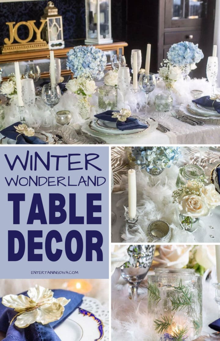 Winter Wonderland Table Decor