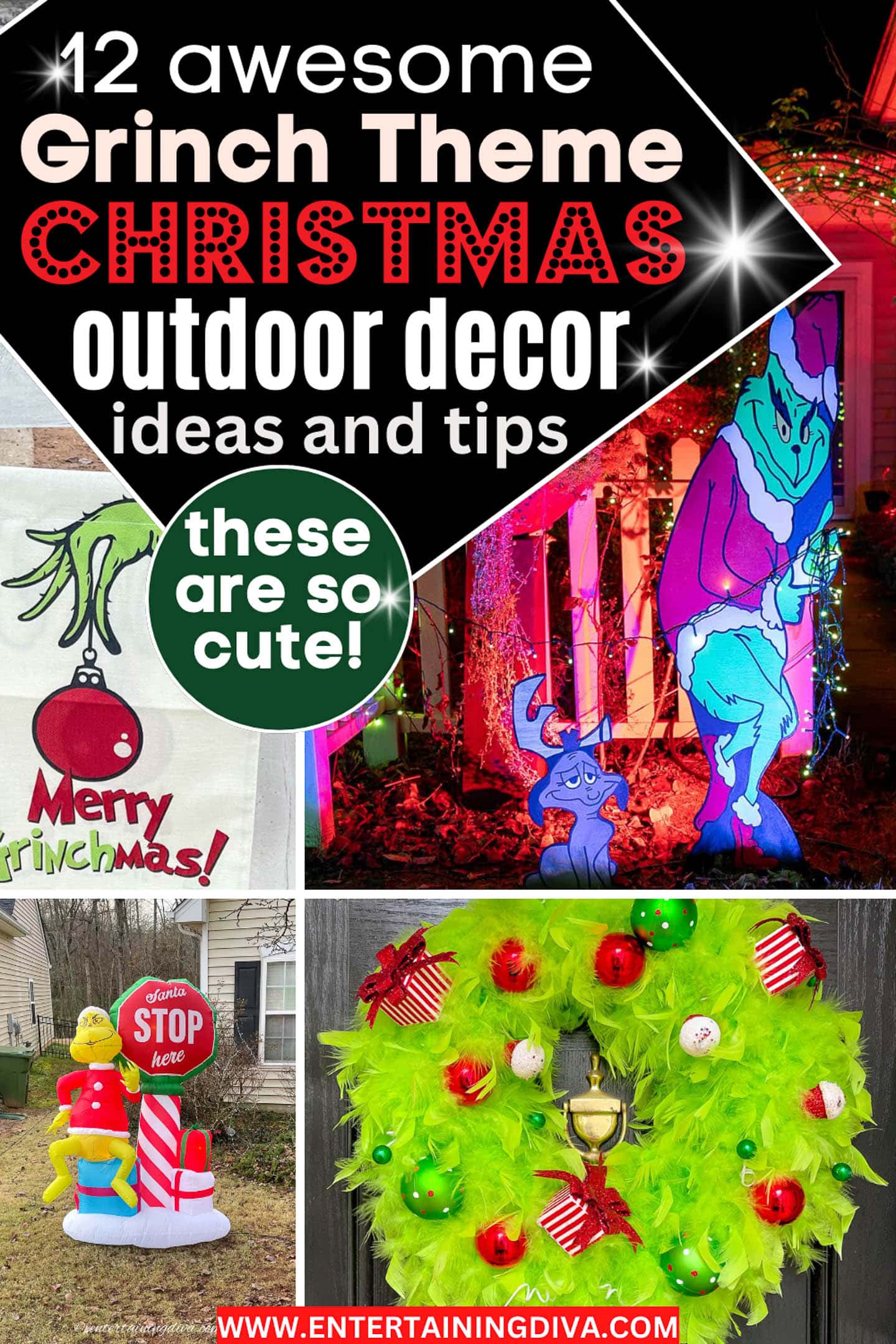 12 Awesome Grinch Outdoor Decor Ideas