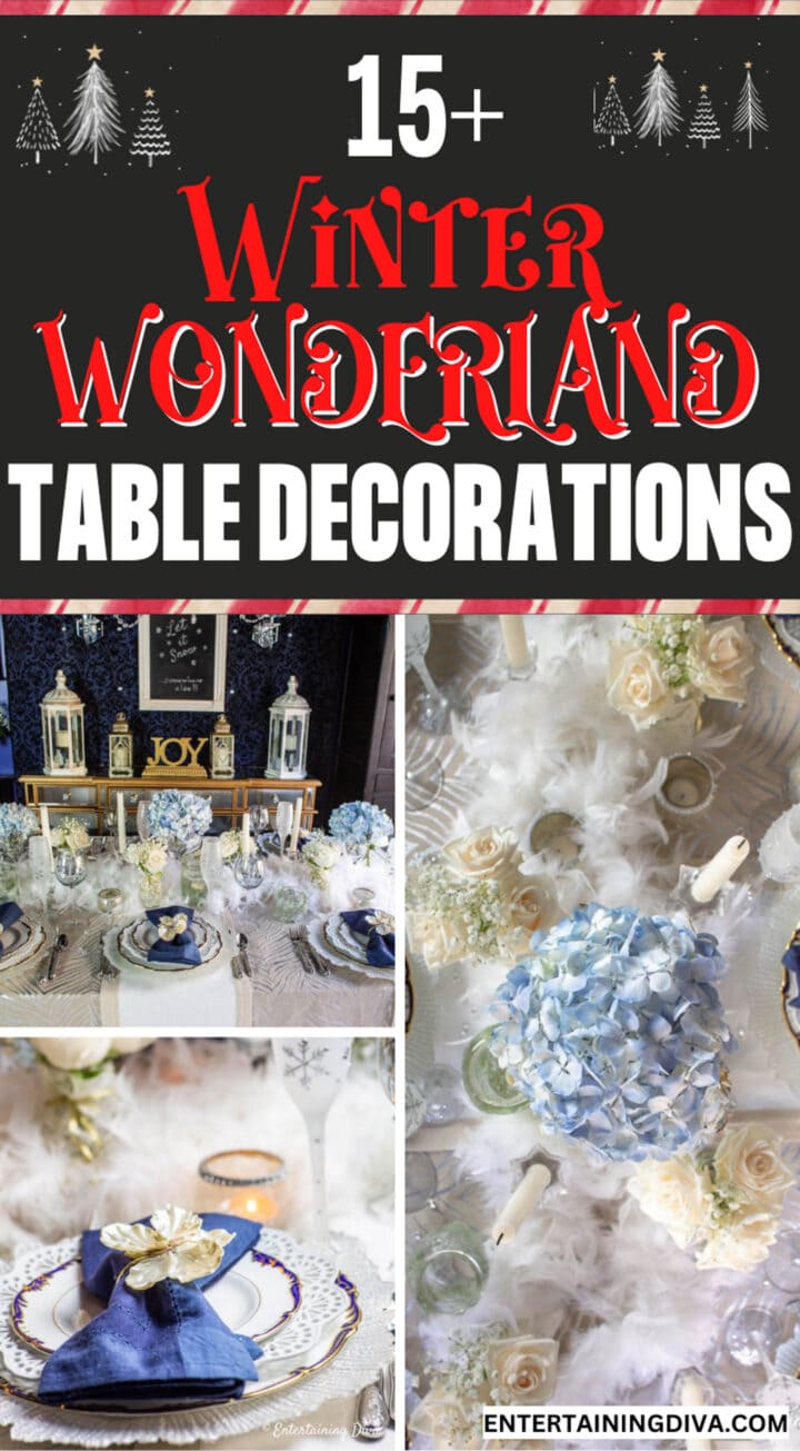 Winter Wonderland Table Decor