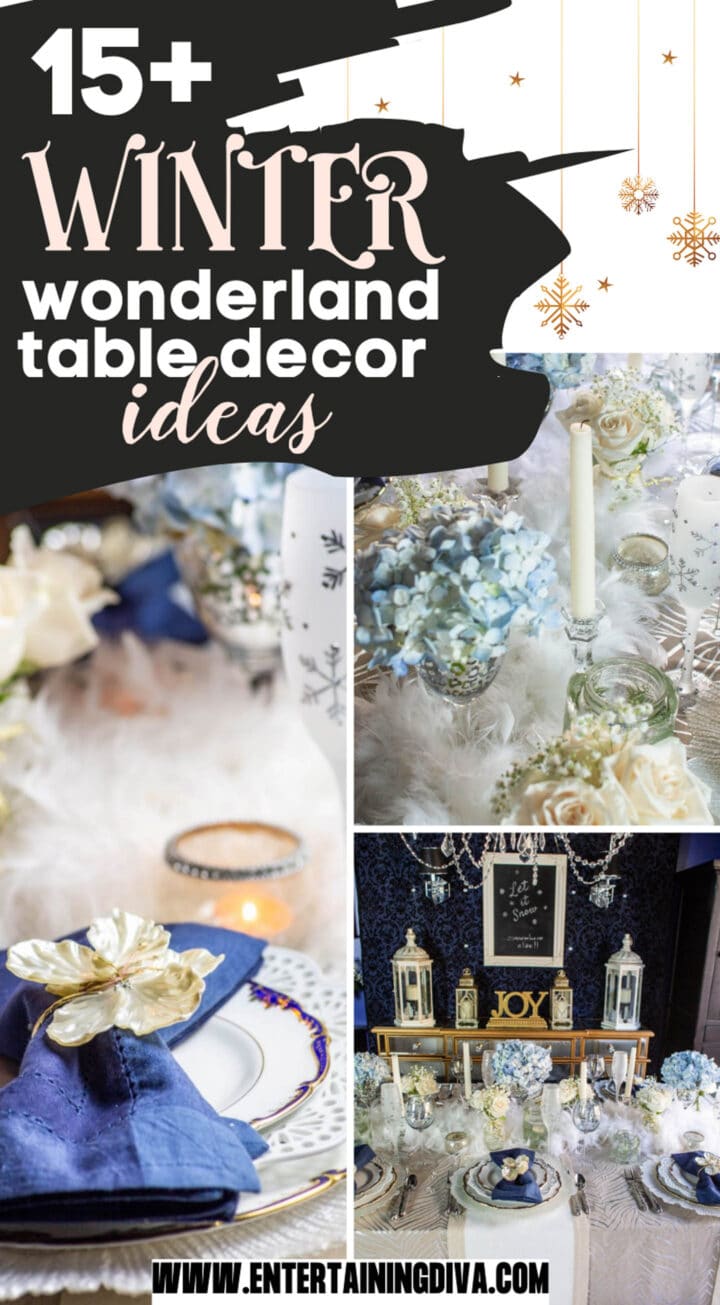 Winter Wonderland Table Decor