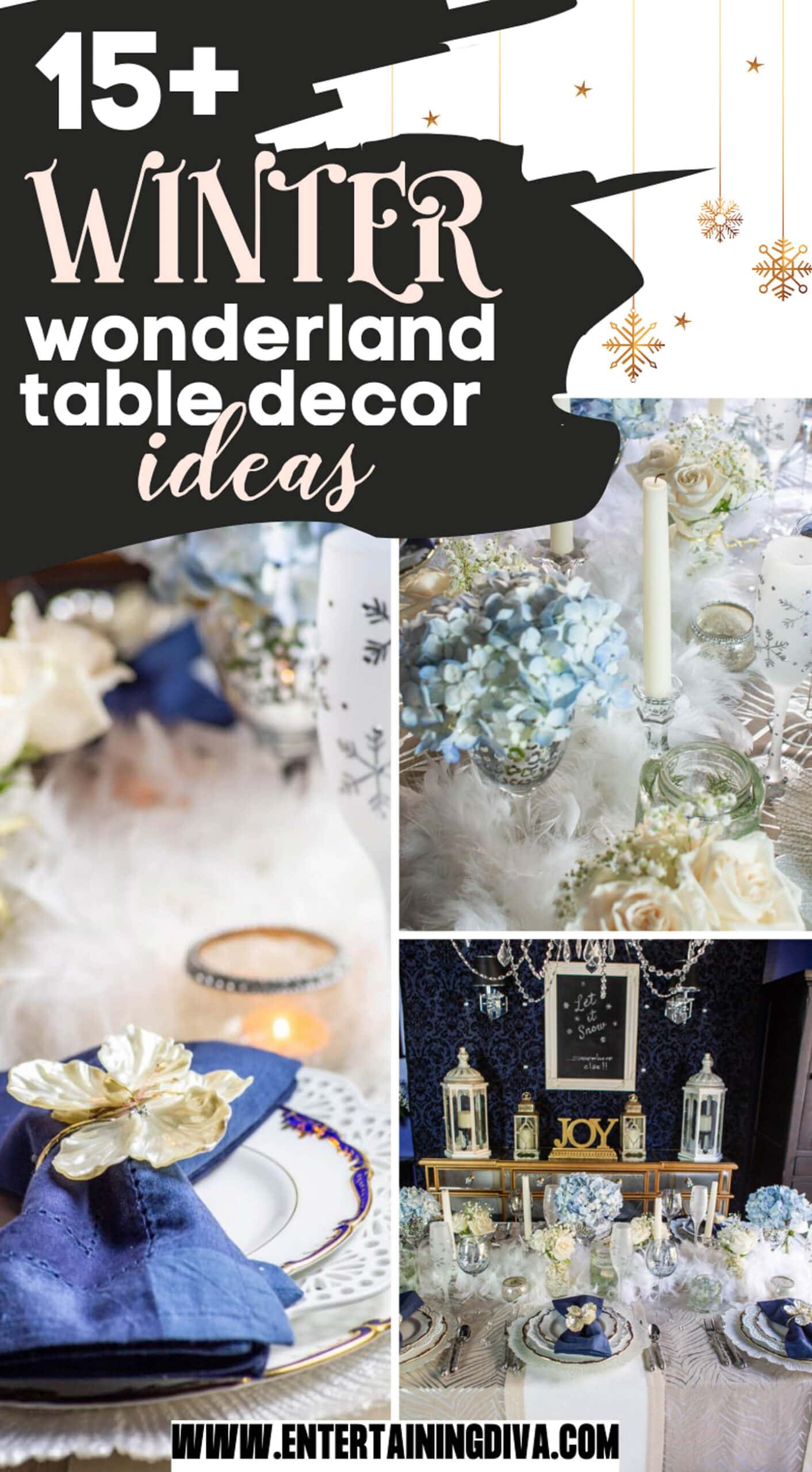 Winter Wonderland Table Decor