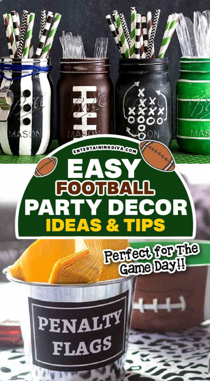 Football Party Decorating Ideas (For The Best Super Bowl Party Ever!)