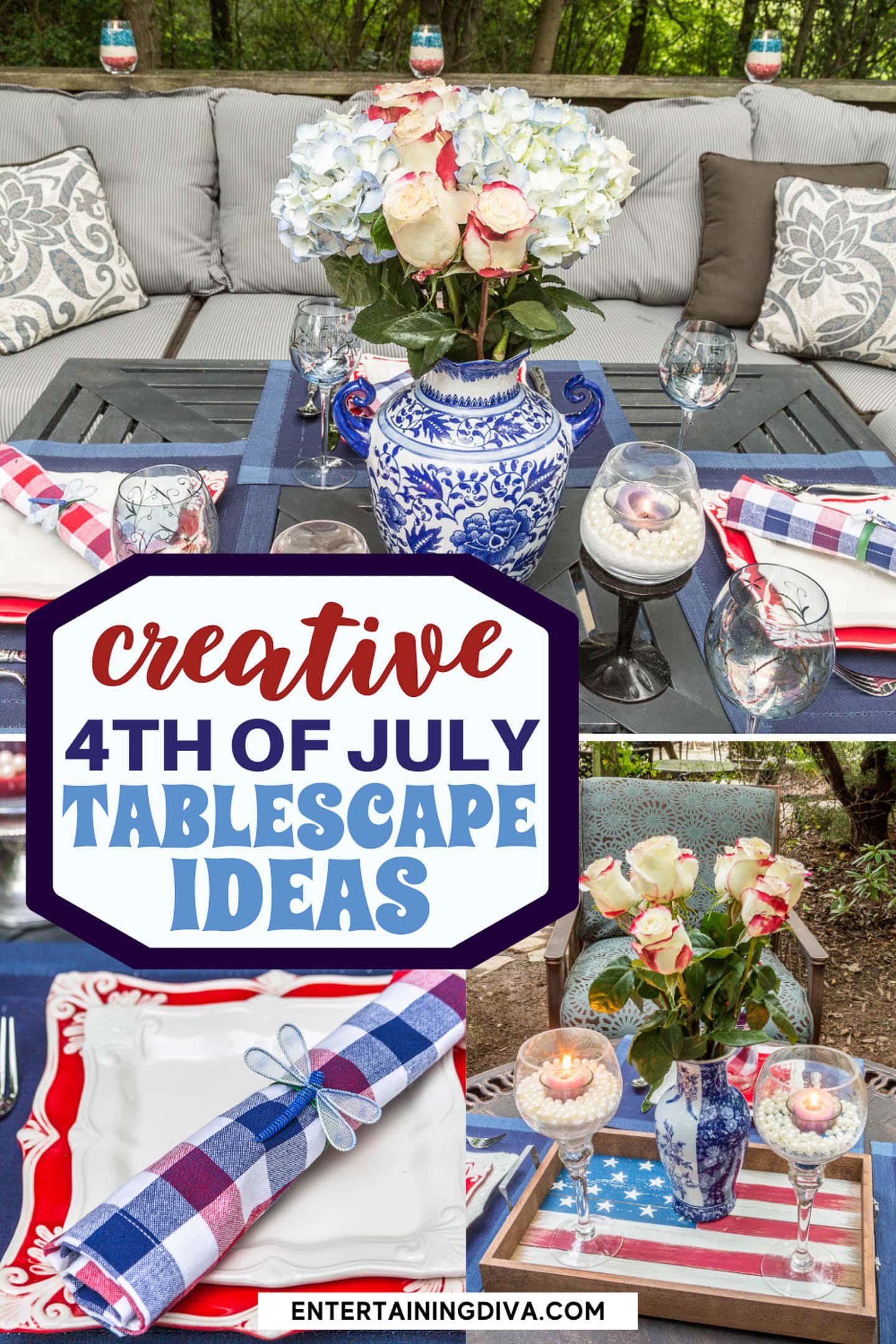 Easy Patriotic 4th Of July Table Decorations